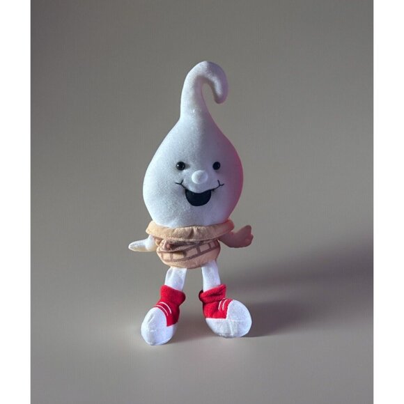 Vintage Dairy Queen Ice Cream Plush 1998 Plastic Bean Tush Stuffing 13” Long Toy - Picture 1 of 7